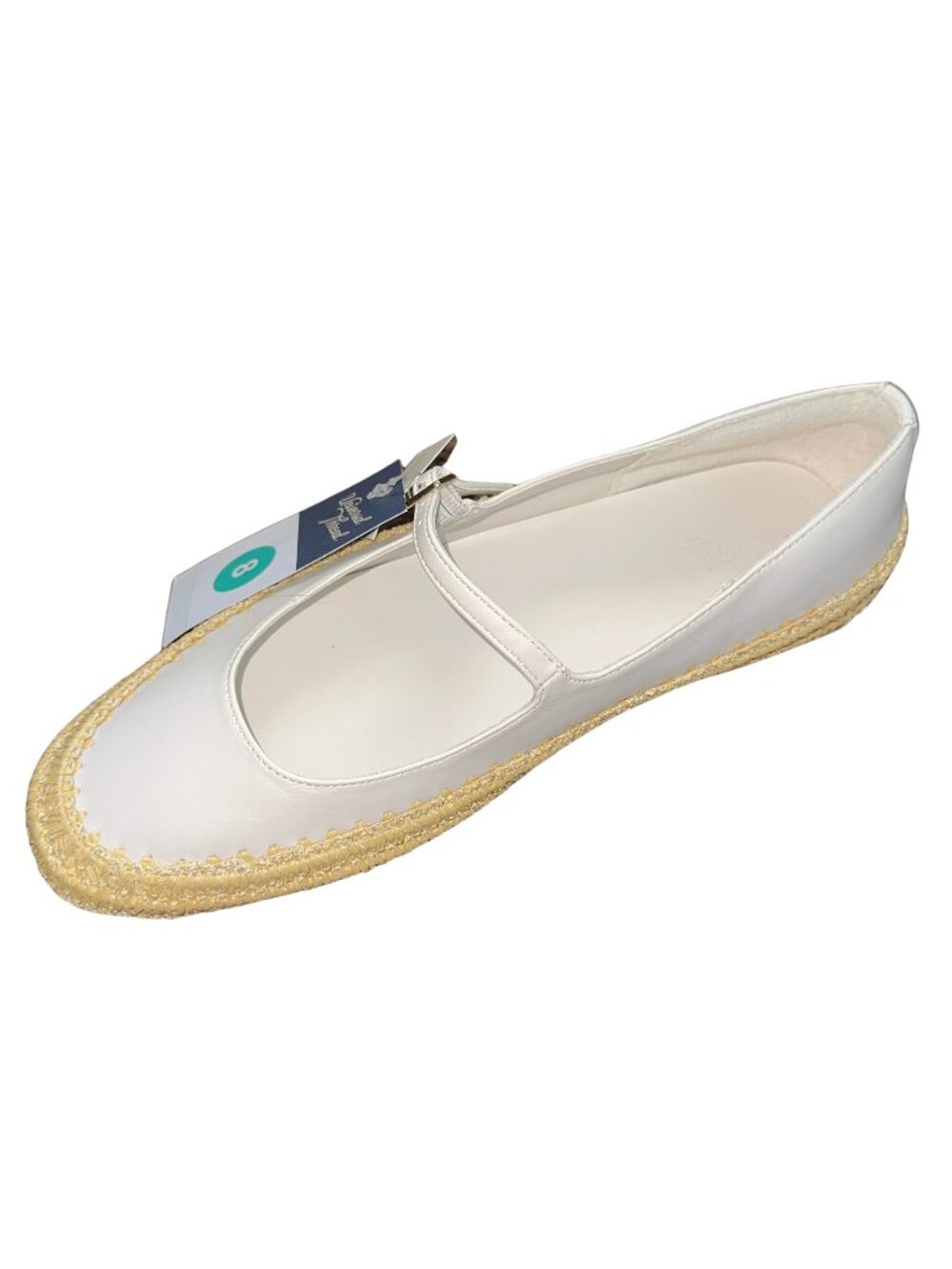 Universal Thread Cream Bea Espadrille Mary Jane Flats NWT Size 8 - Picture 4 of 11